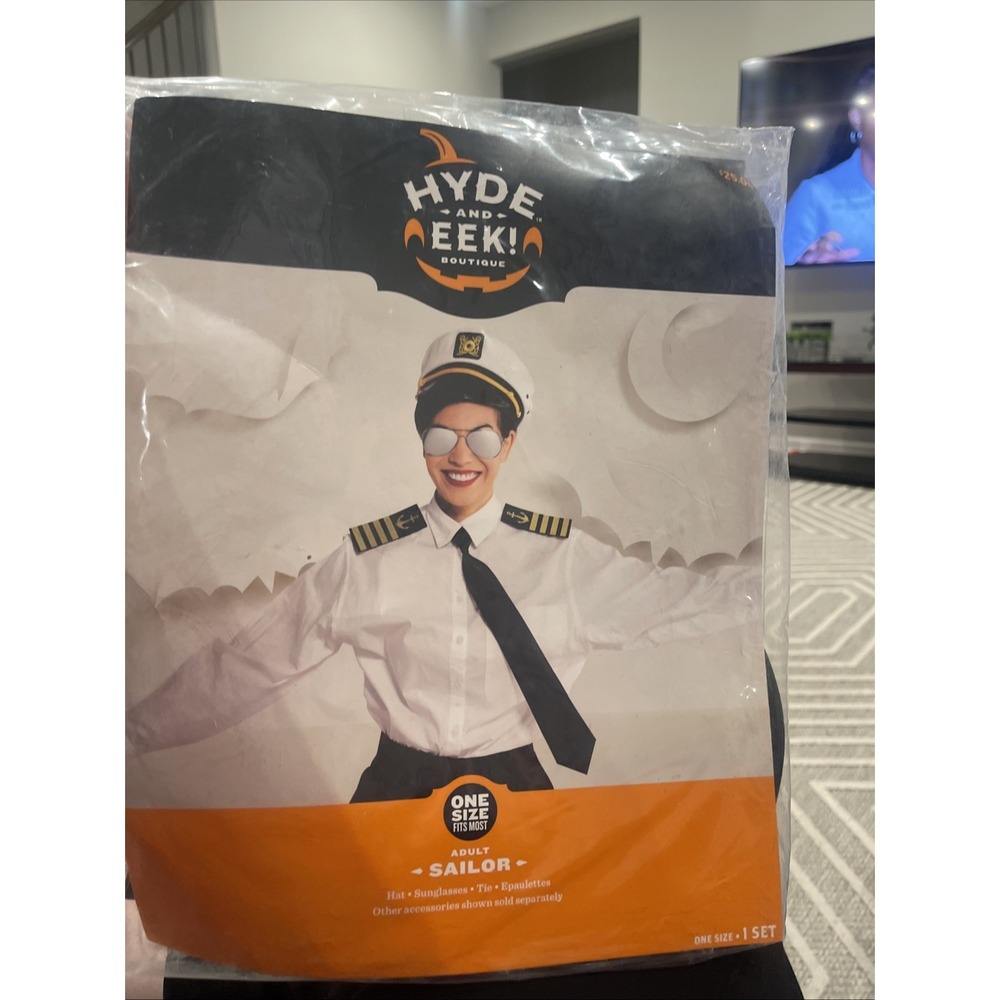 Hyde And Eek Sailor Halloween Costume Adult One Size Complete